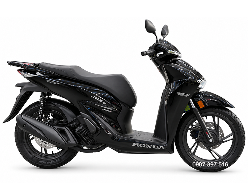 Honda SH150i Ý đen bóng 2027 tại Gia Lai - Sơn bóng lịch sự, tiện ích cho mỗi ngày