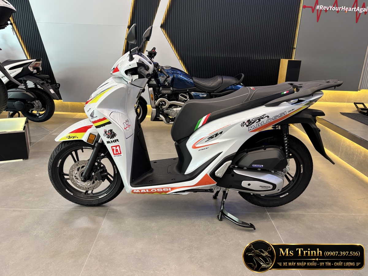 Honda SH150 Ý Malossi 2026 tại Gia Lai - Tem custom thể thao, dáng SH thanh lịch