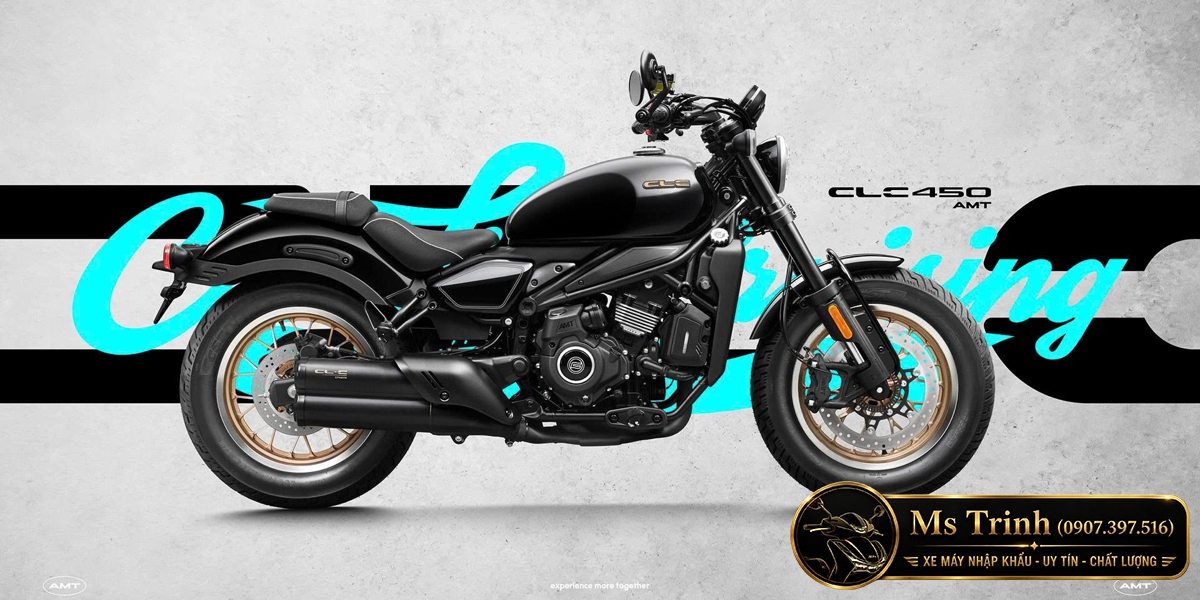 CFMoto 450CL-C AMT tại Gia Lai – Cruiser 449cc hộp số tự động AMT đầy cuốn hút, giá tốt