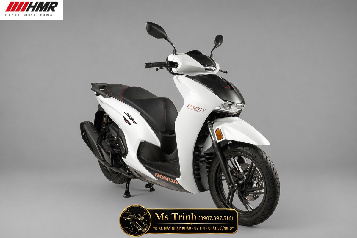 Honda SH350i nhập Ý 2026 tại Gia Lai - SH350i Sporty Trắng Nhám, Xám Bóng Đẳng Cấp Chuẩn Ý