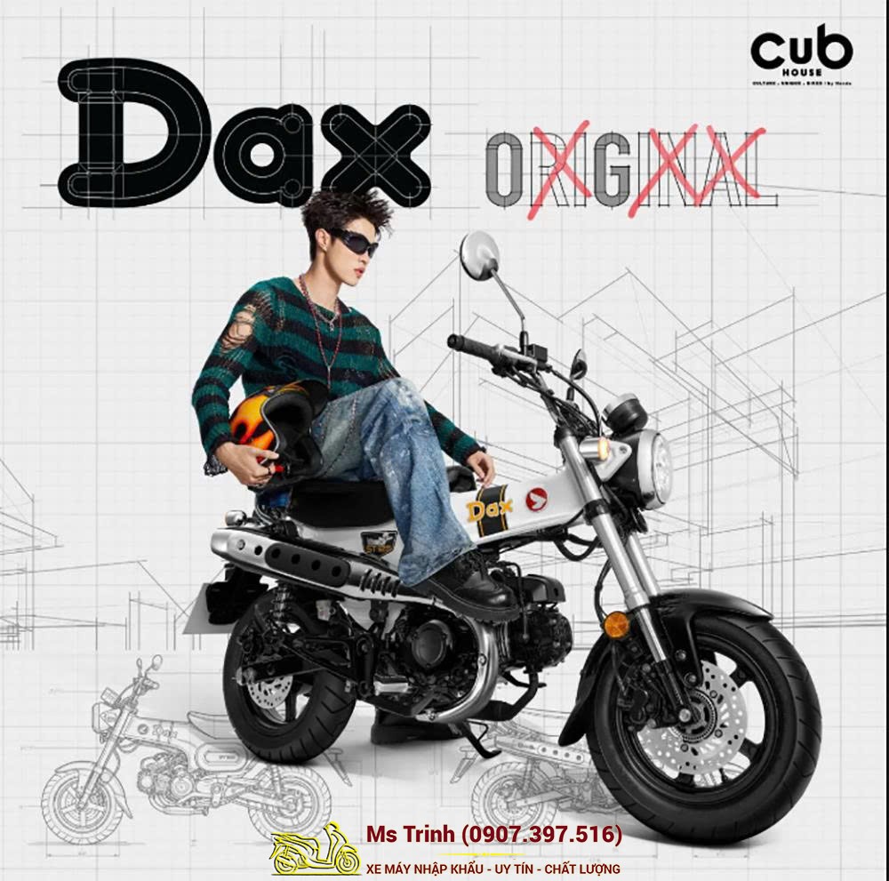 Honda Dax 125 2026 tại Gia Lai - Minibike Huyền Thoại Khung T-Bone Độc Đáo