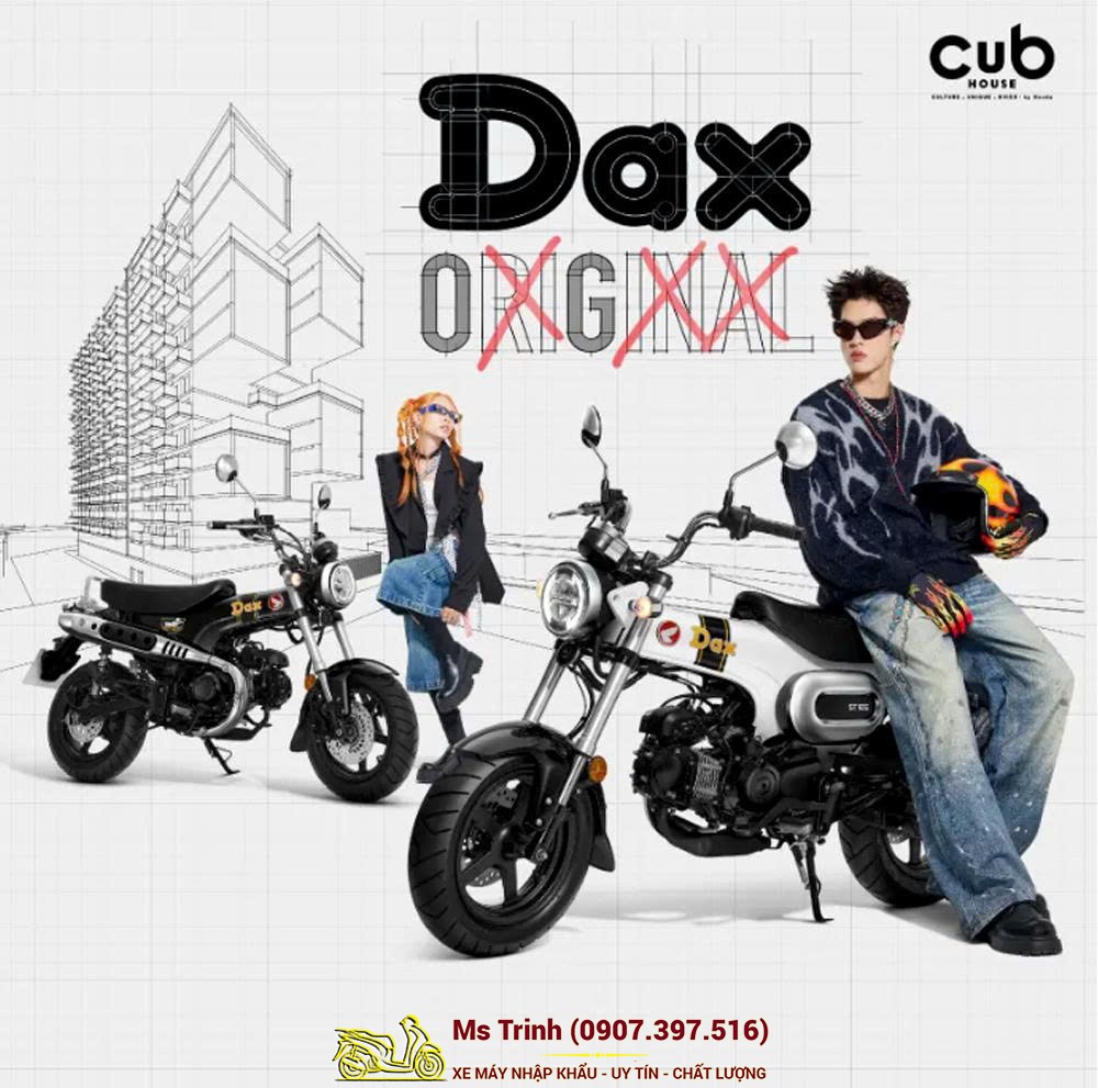 Honda Dax ST125 2026 tại Gia Lai - Minibike huyền thoại khung T-Bone đầy cá tính