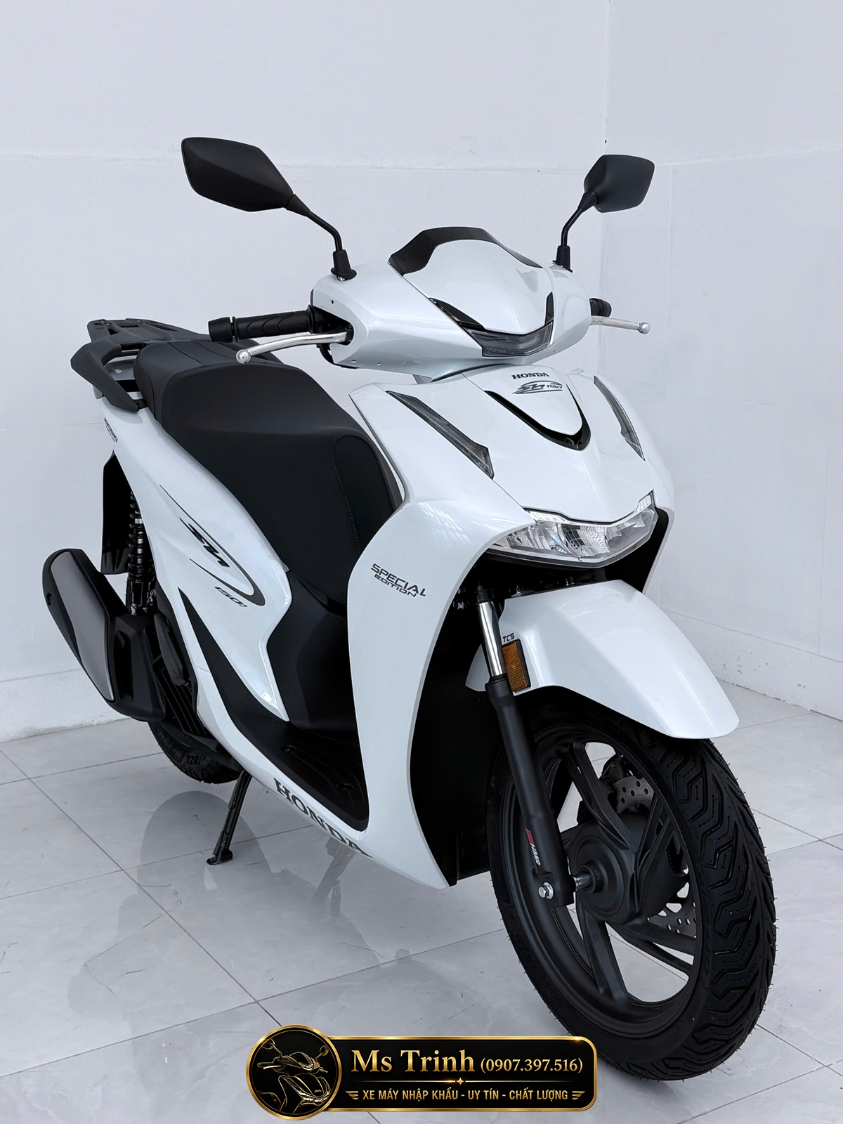 Honda SH150i Special Edition Standard nhập HMR Ý màu trắng tại Gia Lai: Giá trị nằm trong từng chi tiết nguyên bản