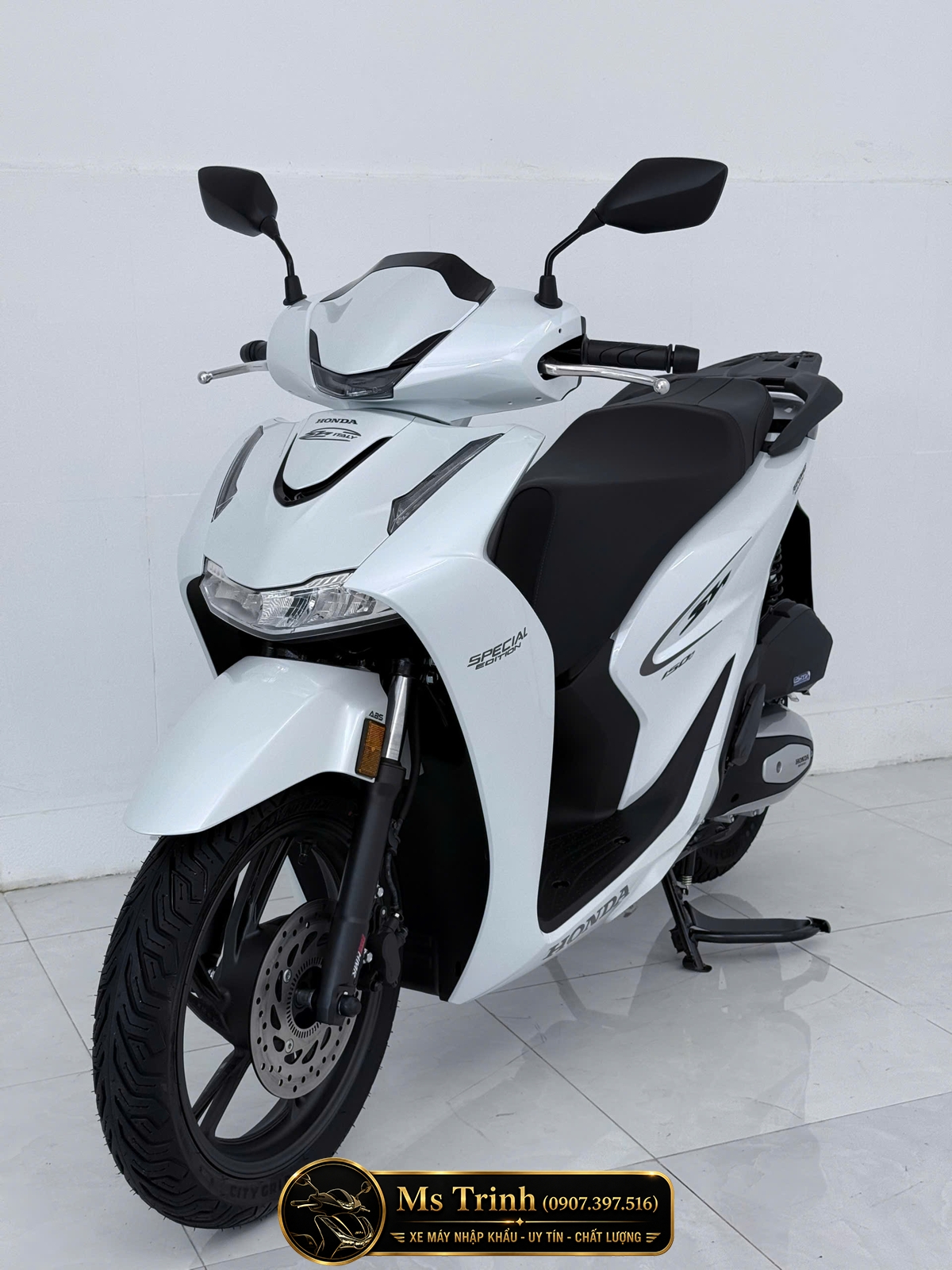 Honda SH150i Special Edition Standard nhập HMR Ý màu trắng tại Gia Lai: Giá trị nằm trong từng chi tiết nguyên bản