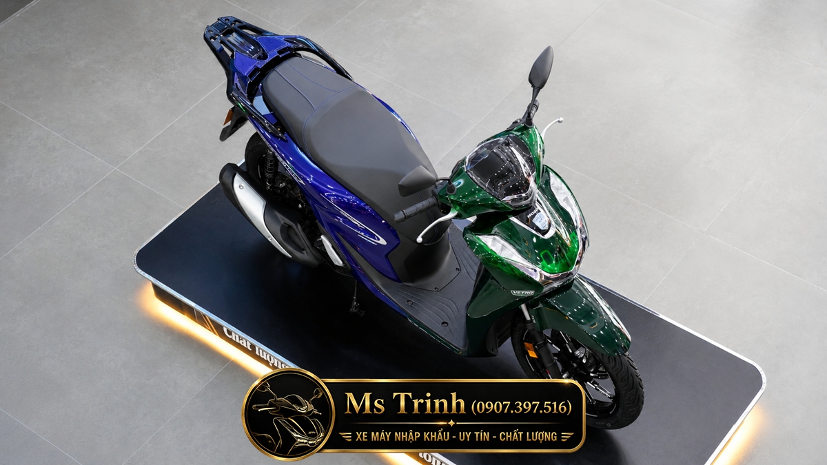Honda SH150i Vetro Green - Sapphire tại Gia Lai: SH Ý Limited 200 xe