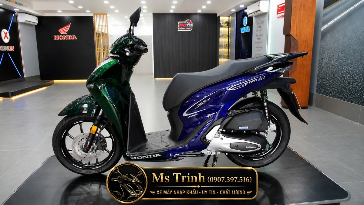 Honda SH150i Vetro Green - Sapphire tại Gia Lai: SH Ý Limited 200 xe