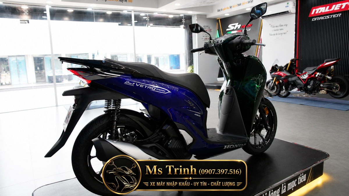 Honda SH150i Vetro Green - Sapphire tại Gia Lai: SH Ý Limited 200 xe