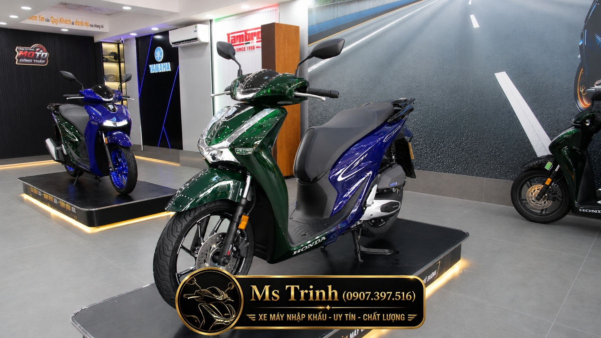 Honda SH150i Vetro Green - Sapphire tại Gia Lai: SH Ý Limited 200 xe