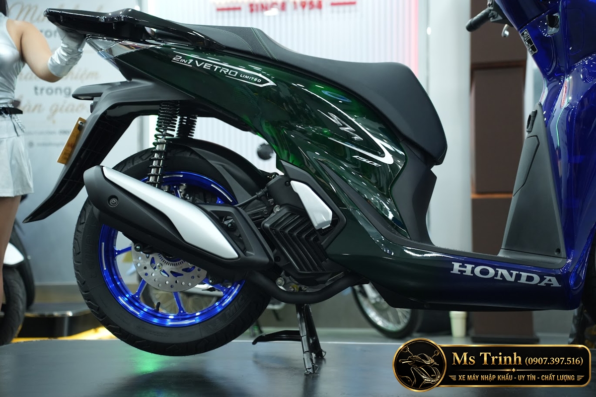Honda SH150i Vetro Sapphire - Green tại Gia Lai: SH Ý 2 trong 1 giới hạn 200 xe