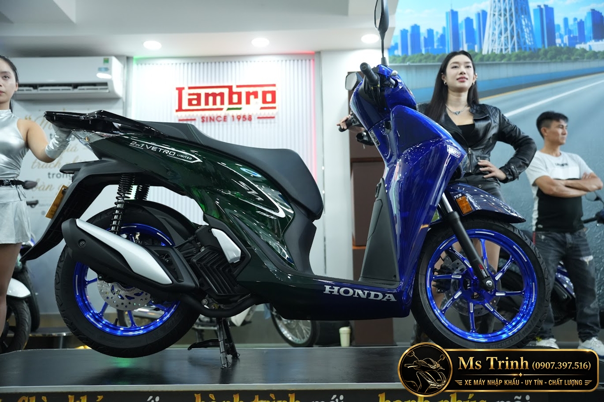 Honda SH150i Vetro Sapphire - Green tại Gia Lai: SH Ý 2 trong 1 giới hạn 200 xe
