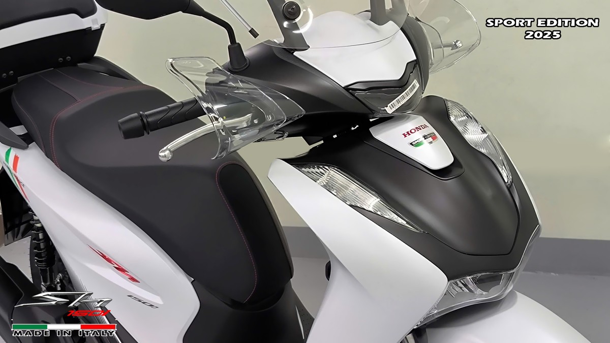 Honda SH150i Sport Edition 2025 Trắng, Made In Italy, Nhập Chính Hãng tại Gia Lai