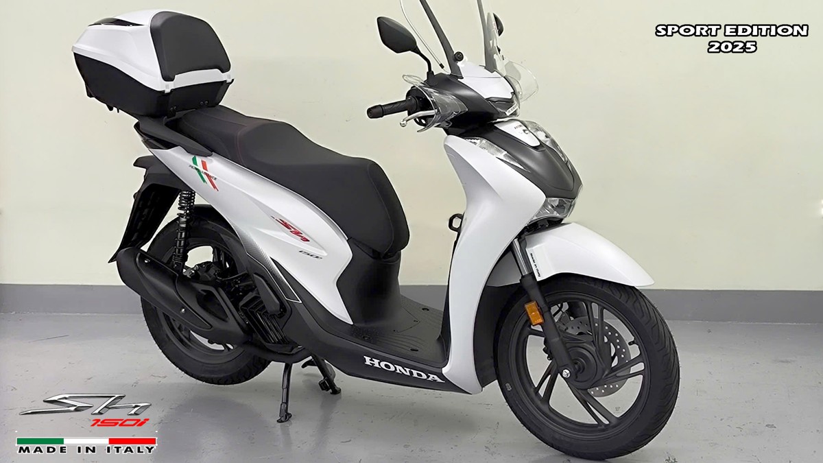 Honda SH150i Sport Edition 2025 Trắng, Made In Italy, Nhập Chính Hãng tại Gia Lai