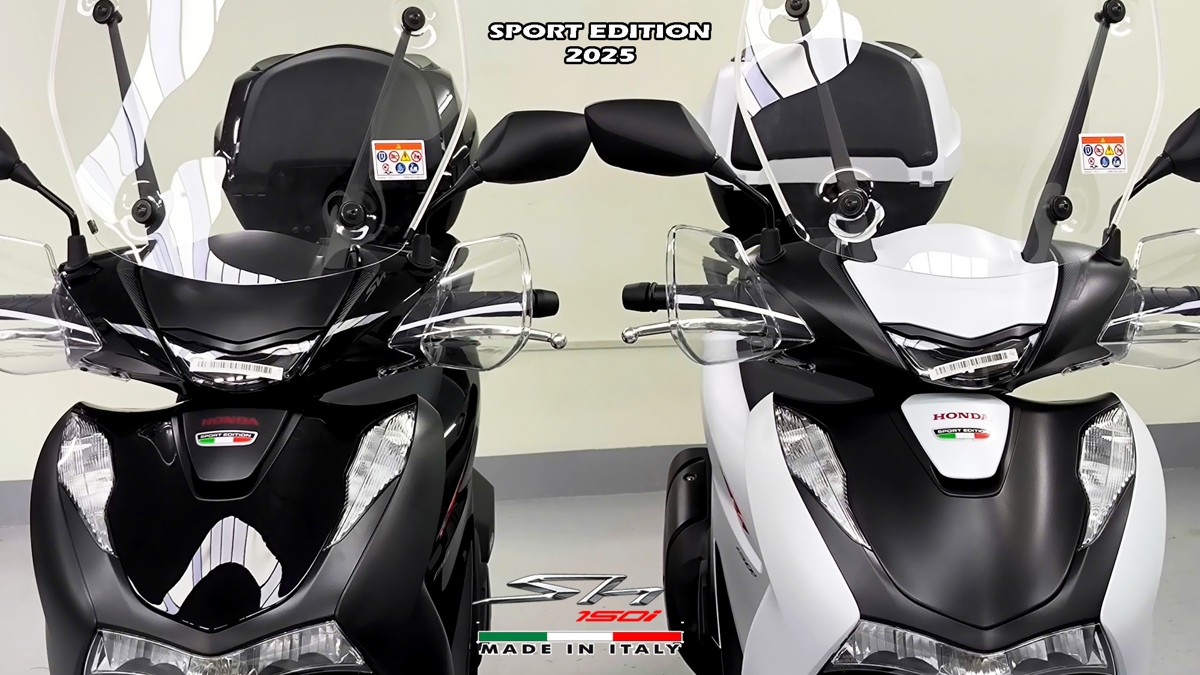 Honda SH150i Sport Edition 2025 Trắng, Made In Italy, Nhập Chính Hãng tại Gia Lai