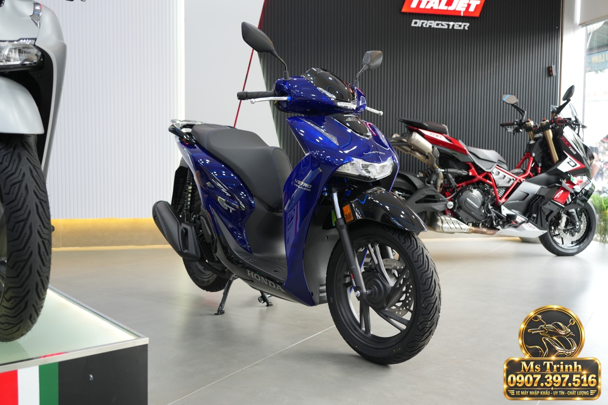 Honda SH150 Vetro Blue 2027 tại Gia Lai - Xanh Sapphire trong suốt, nhập Ý sang trọng