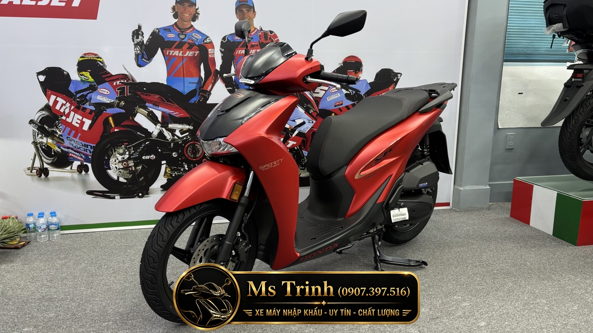 Honda SH150 Ý 2026 màu đỏ Sporty New Concept tại Gia Lai: Giá trị khác biệt của một chiếc SH nhập khẩu