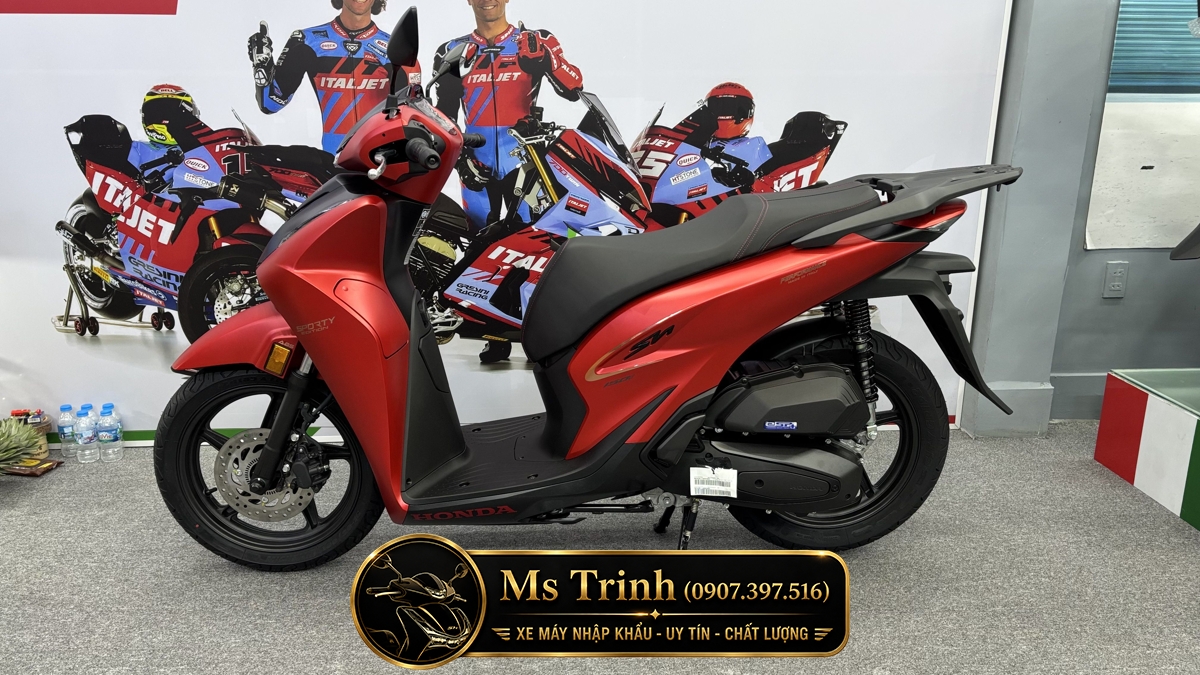 Honda SH150 Ý 2026 màu đỏ Sporty New Concept tại Gia Lai: Giá trị khác biệt của một chiếc SH nhập khẩu