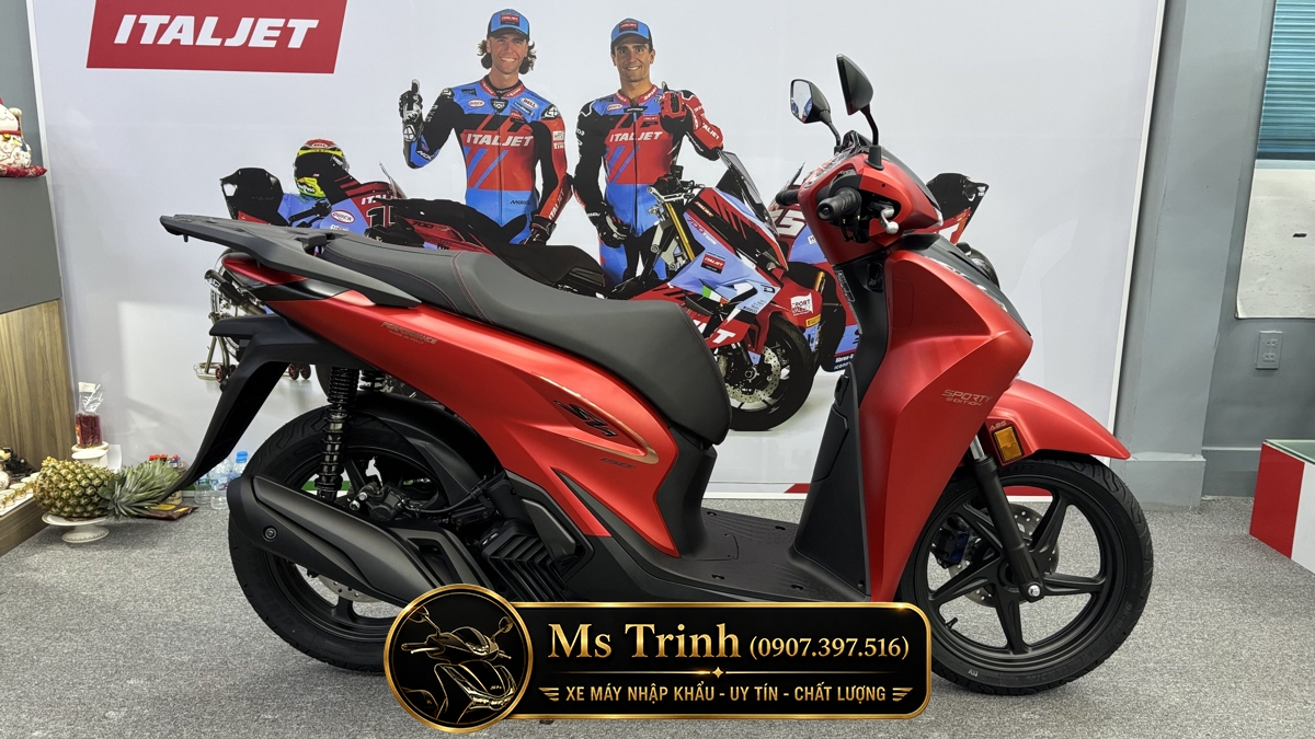 Honda SH150 Ý 2026 màu đỏ Sporty New Concept tại Gia Lai: Giá trị khác biệt của một chiếc SH nhập khẩu