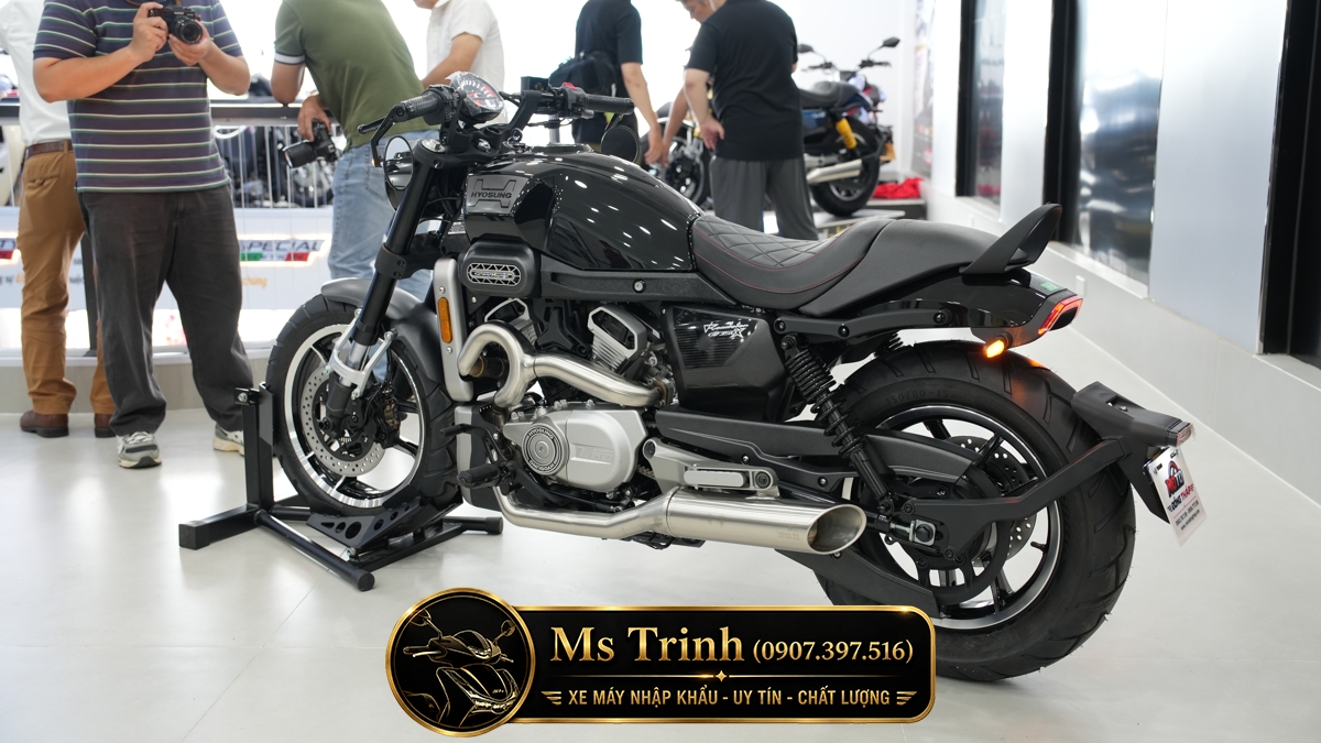 Hyosung GV350X tại Gia Lai - Cruiser 350cc Phong Cách Mỹ Cơ Bắp, Cá Tính
