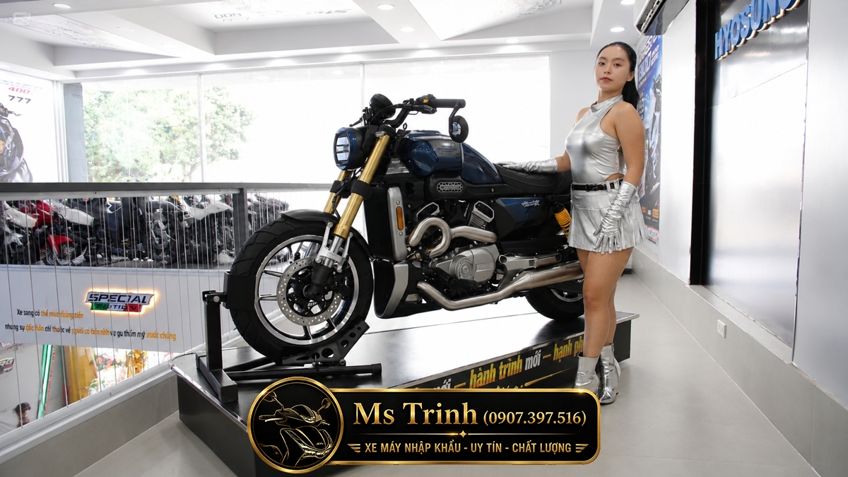 Hyosung GV350X tại Gia Lai - Cruiser 350cc Phong Cách Mỹ Cơ Bắp, Cá Tính