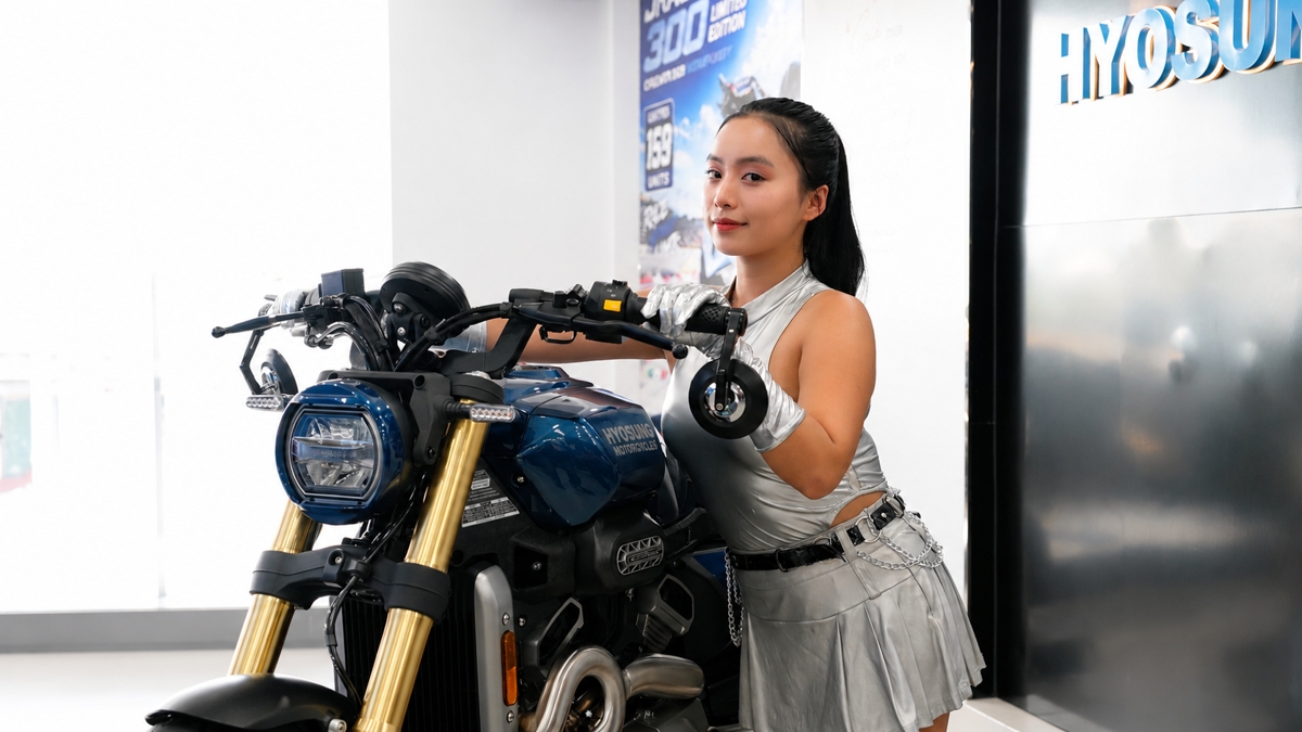 Hyosung GV350X tại Gia Lai - Cruiser 350cc Phong Cách Mỹ Cơ Bắp, Cá Tính