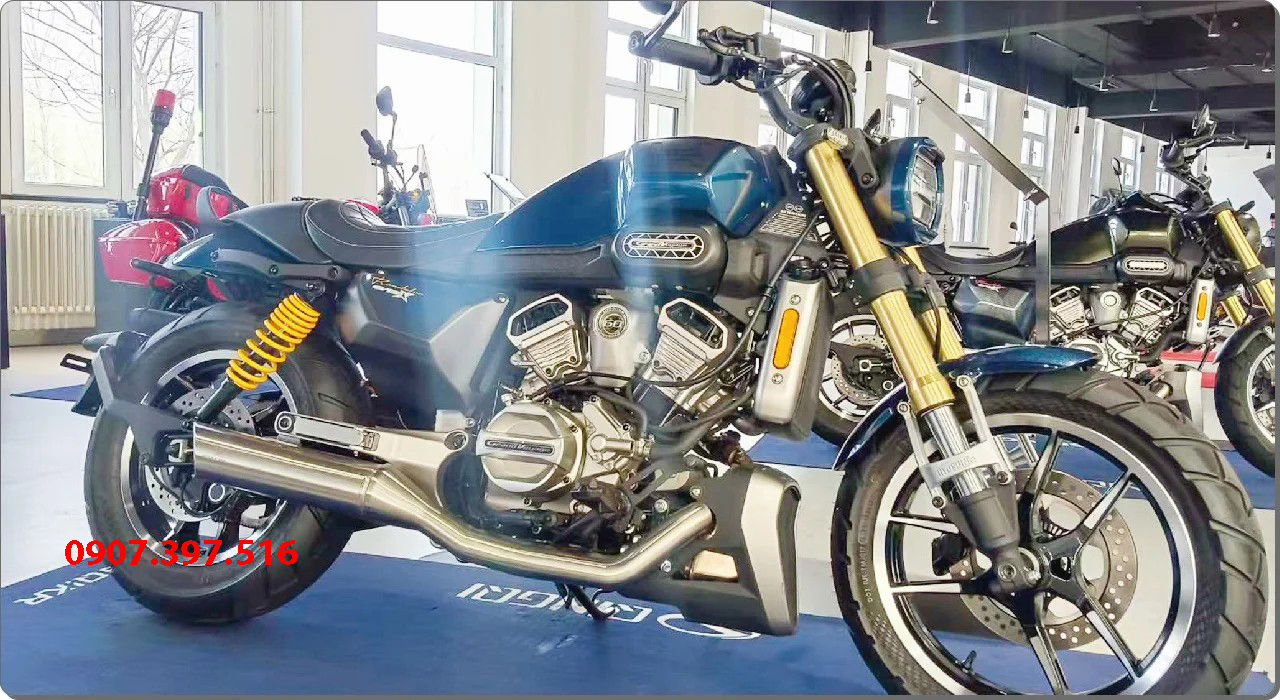 Hyosung GV350X tại Gia Lai - Cruiser 350cc Phong Cách Mỹ Cơ Bắp, Cá Tính