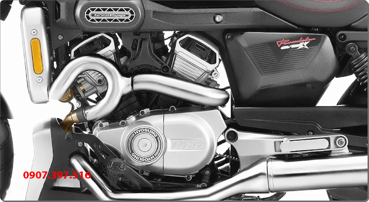 Hyosung GV350X tại Gia Lai - Cruiser 350cc Phong Cách Mỹ Cơ Bắp, Cá Tính