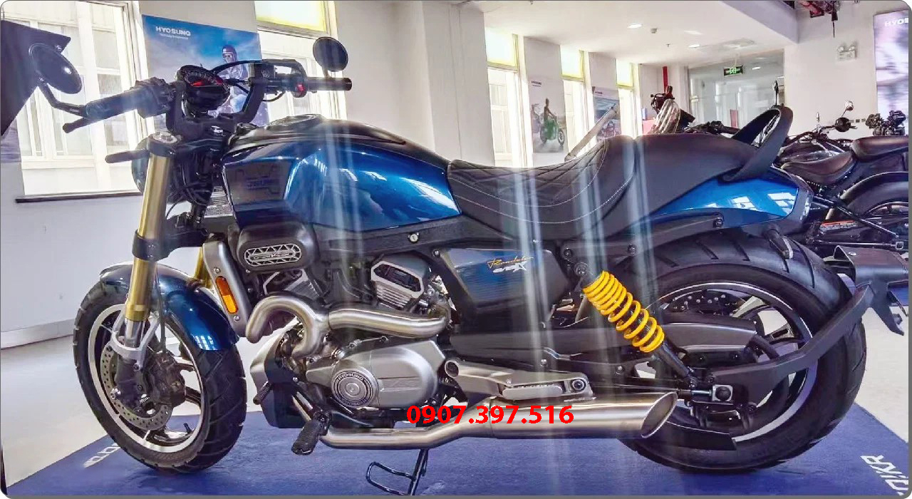 Hyosung GV350X tại Gia Lai - Cruiser 350cc Phong Cách Mỹ Cơ Bắp, Cá Tính