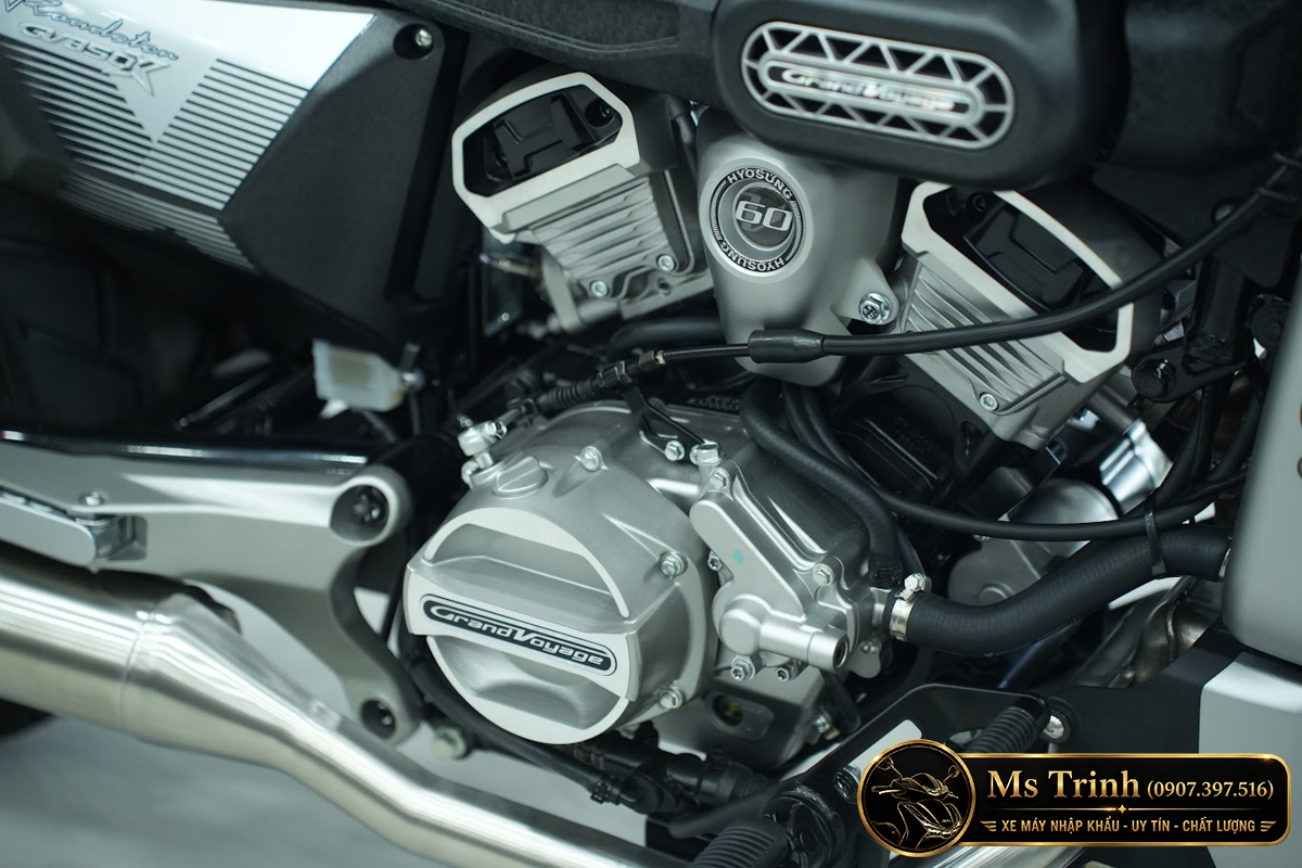 Hyosung GV350X tại Gia Lai - Cruiser 350cc Phong Cách Mỹ Cơ Bắp, Cá Tính