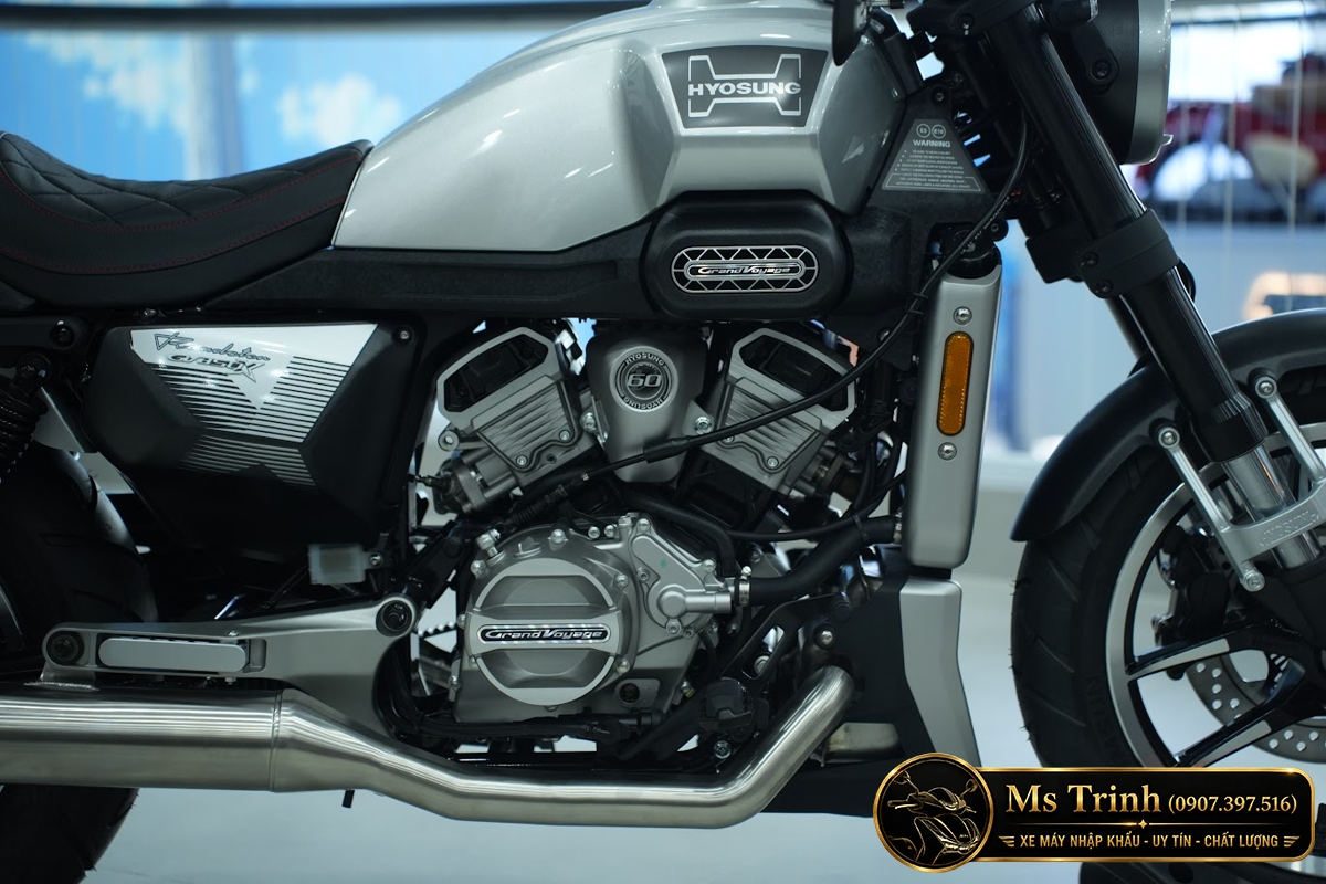 Hyosung GV350X tại Gia Lai - Cruiser 350cc Phong Cách Mỹ Cơ Bắp, Cá Tính