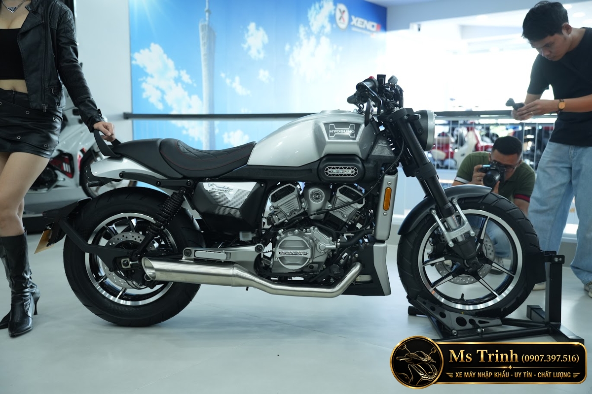 Hyosung GV350X tại Gia Lai - Cruiser 350cc Phong Cách Mỹ Cơ Bắp, Cá Tính