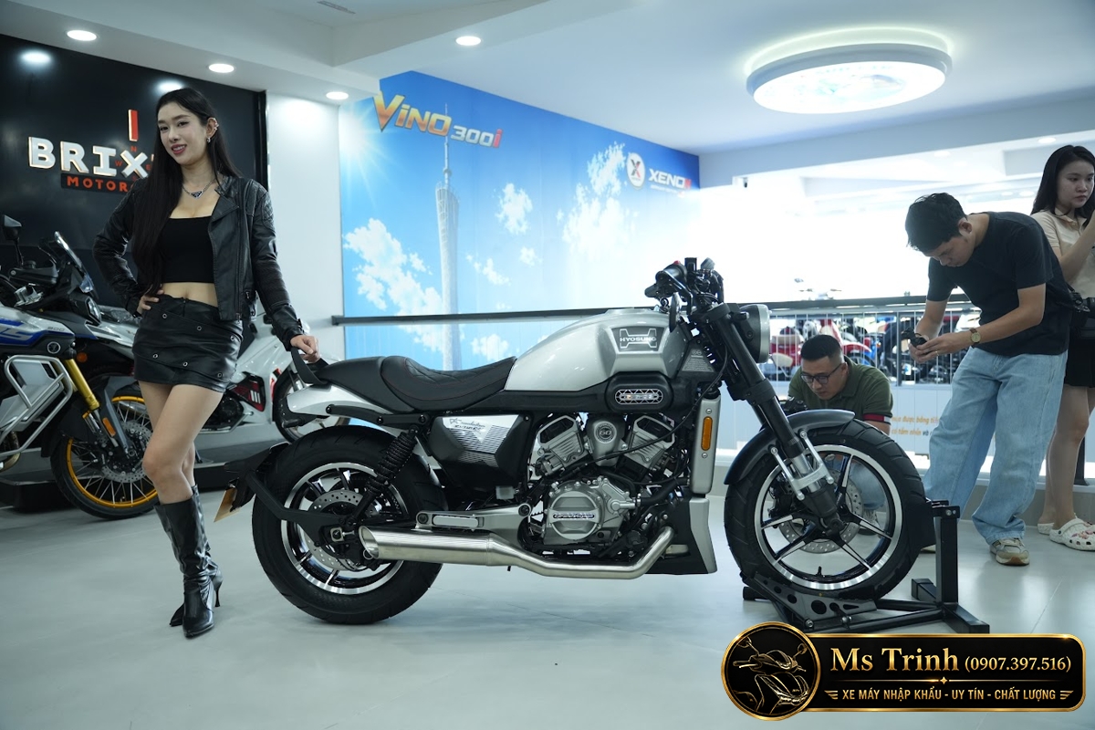 Hyosung GV350X tại Gia Lai - Cruiser 350cc Phong Cách Mỹ Cơ Bắp, Cá Tính