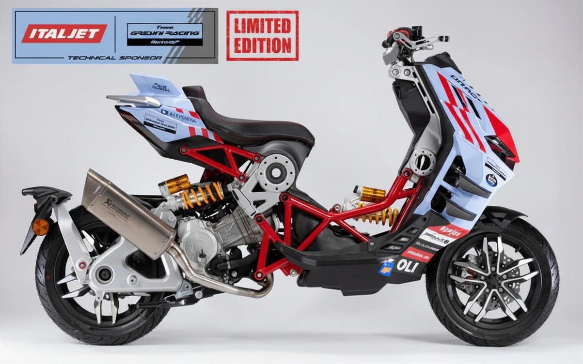 Italjet Dragster 300 Gresini Racing Tại Gia Lai - Chiếc Scooter Ý Khiến Dân Chơi Xe Phải Ngoái Nhìn