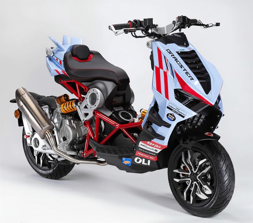 Italjet Dragster 300 Gresini Racing Tại Gia Lai - Chiếc Scooter Ý Khiến Dân Chơi Xe Phải Ngoái Nhìn