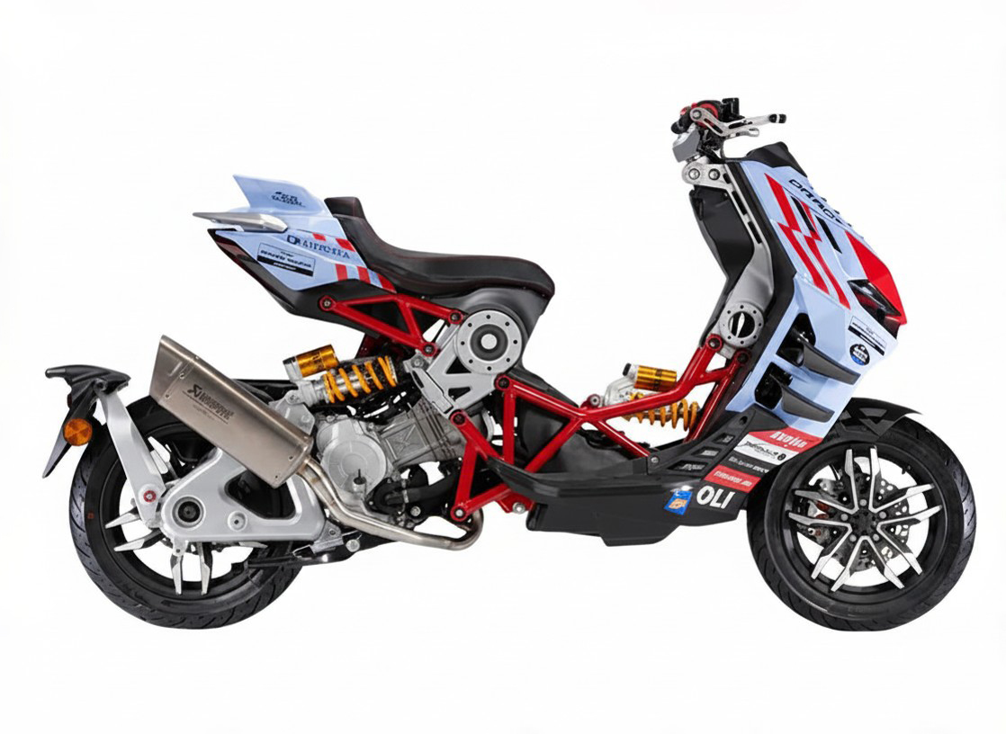 Italjet Dragster 300 Gresini Racing Tại Gia Lai - Chiếc Scooter Ý Khiến Dân Chơi Xe Phải Ngoái Nhìn