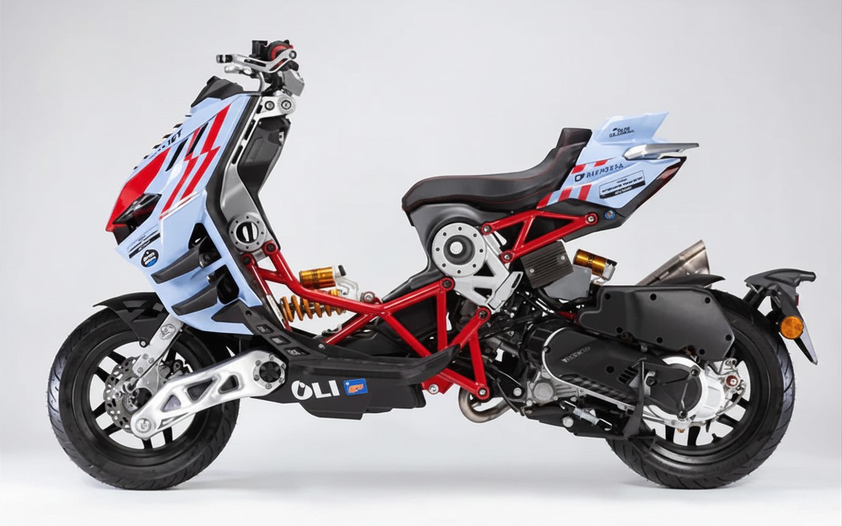 Italjet Dragster 300 Gresini Racing Tại Gia Lai - Chiếc Scooter Ý Khiến Dân Chơi Xe Phải Ngoái Nhìn
