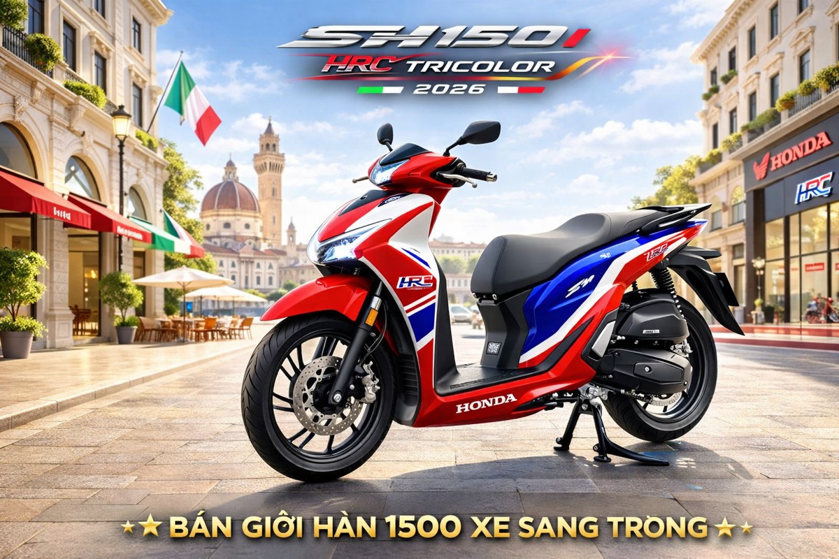 Honda Sh150 HRC 2026 Special Editon tại Gia Lai - Siêu phẩm SH Ý giới hạn 500 xe toàn cầu