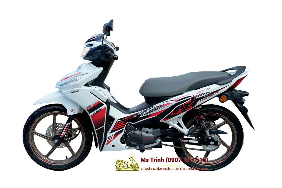 Honda Dash 125 2026 nhập khẩu Malaysia trắng đỏ