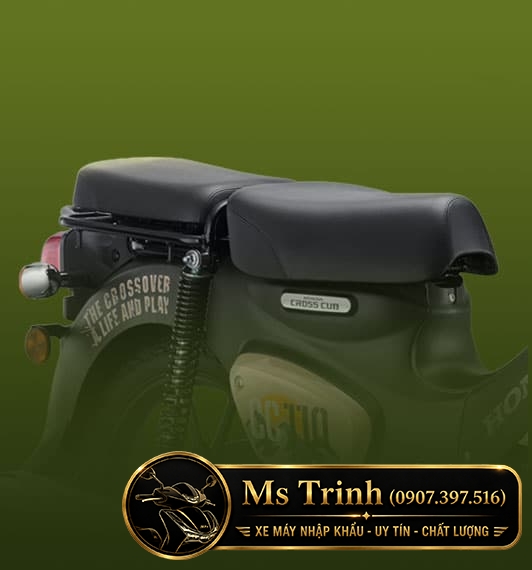 Yên đôi tách rời Honda Cross Cub CC110 Special Version tăng khả năng sử dụng linh hoạt